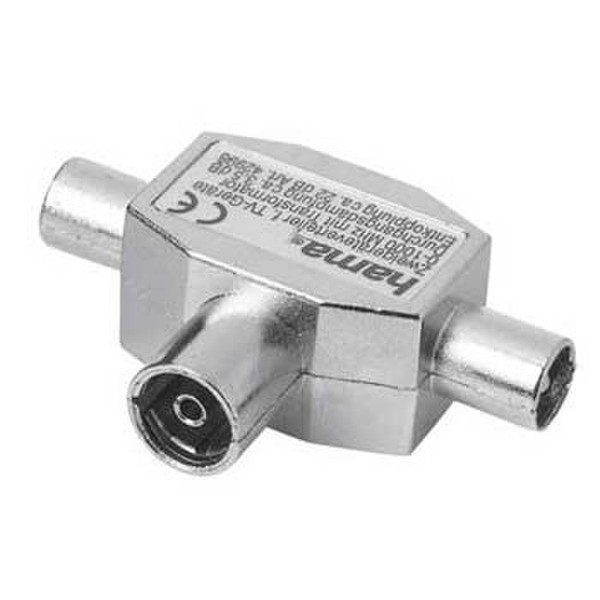 Hama 00045124 Silver cable splitter/combiner