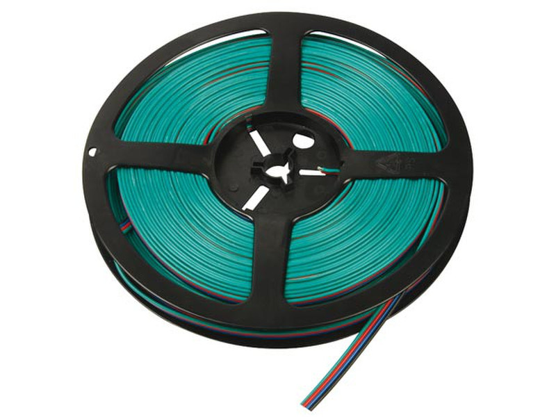 Velleman CHLWIRE 25m Black,Blue,Green,Red power cable
