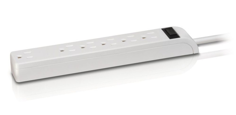 Philips SPS1060R/17 6AC outlet(s) 2.4m White power extension