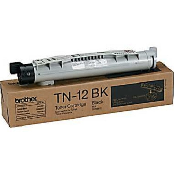 Brother TN-12BK Тонер 9000страниц Черный тонер и картридж для лазерного принтера