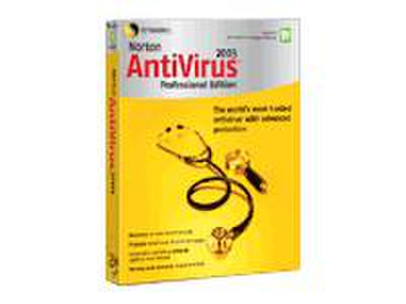 Symantec Nrt Avirus Pro 2003 v9 EN CD W32 Full license Mehrsprachig