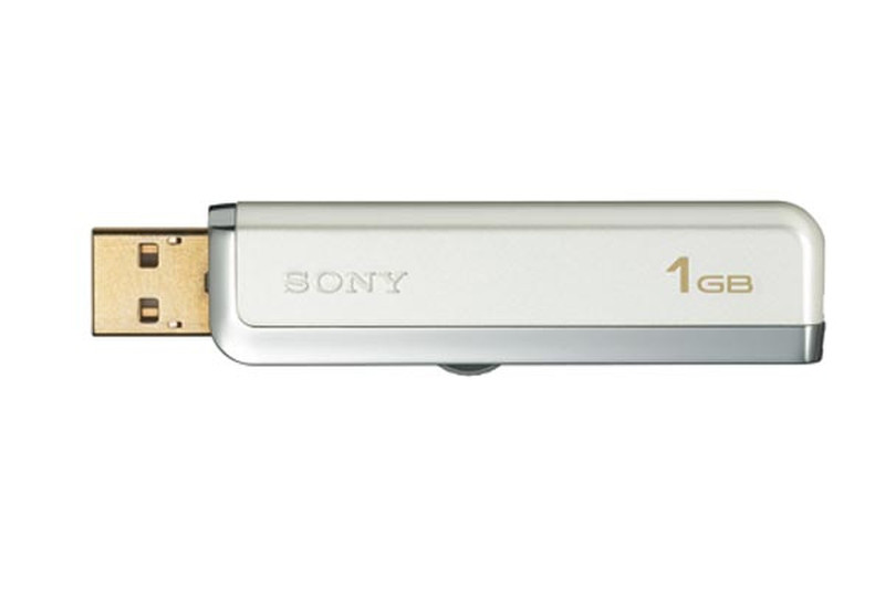 Sony Micro Vault Turbo 1G 1ГБ USB 2.0 Белый USB флеш накопитель