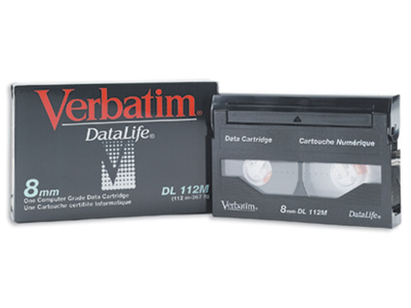 Verbatim 8mm/112m DataLife (2.5/5GB) Data Cartridge Tape Cartridge