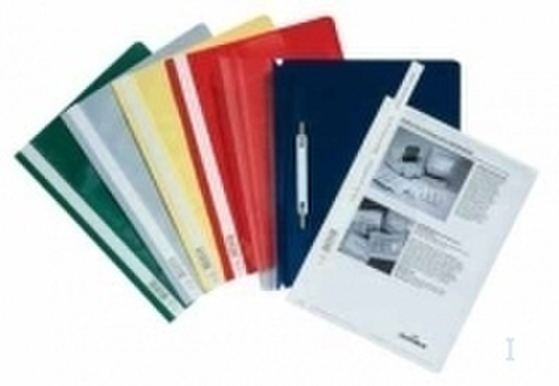 Durable Clear View Folder Economy A4 Blue Polypropylene (PP) Blau Präsentations-Mappe