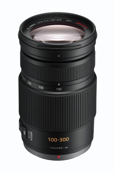 Panasonic H-FS100300 SLR Telephoto lens Черный объектив / линза / светофильтр