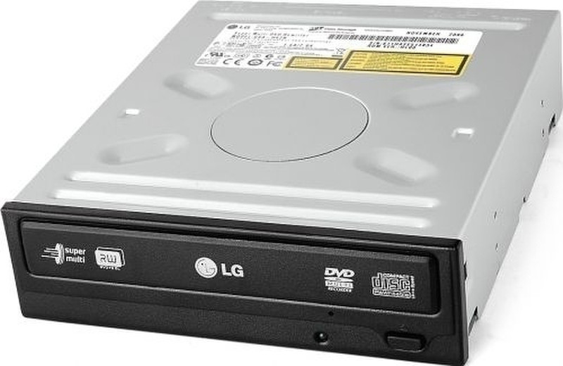 LG Super Multi DVD Rewriter 18x, Beige & Black Internal Black optical disc drive