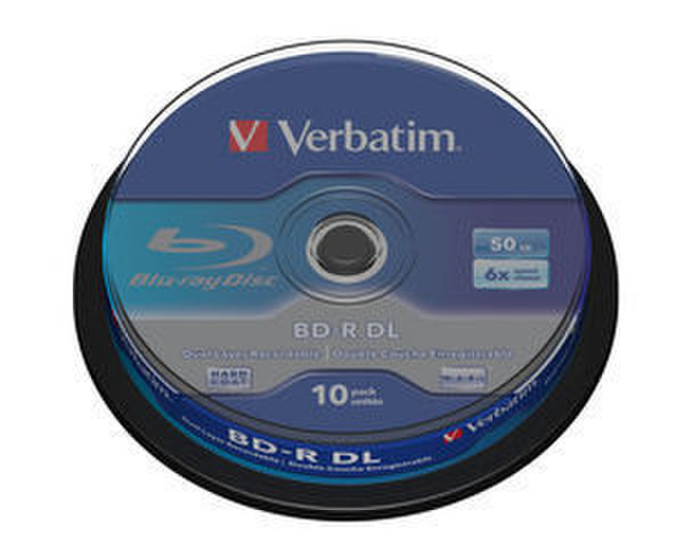 Verbatim BD-R DL 50GB 6x 10pk