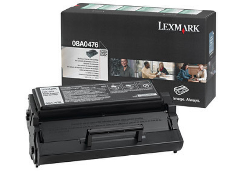Lexmark 08A0476 3000страниц Черный тонер и картридж для лазерного принтера