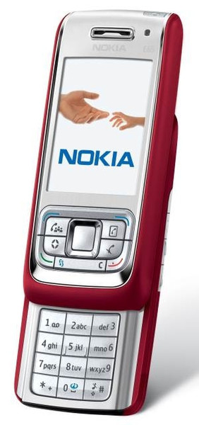 Nokia E65 Red smartphone