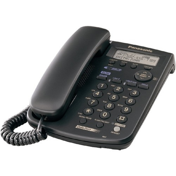 Panasonic KX-TSC11 Аналоговый Идентификация абонента (Caller ID) Черный