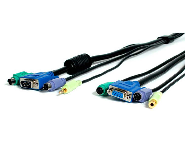 StarTech.com 10 ft. Black PC99 4-in-1 Console Extension Cable 3.05m Black KVM cable