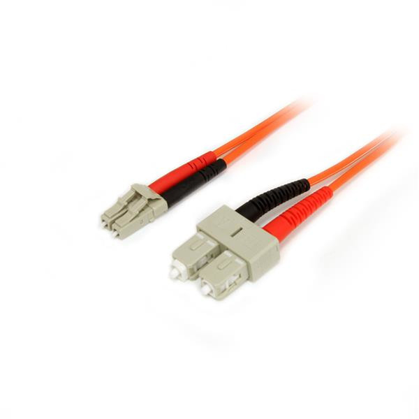 StarTech.com 50FIBLCSC1 1м LC SC Оранжевый оптиковолоконный кабель