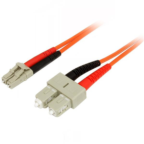StarTech.com Fiber Optic Cable - Multimode Duplex 50/125 - LSZH - LC/SC - 10 m