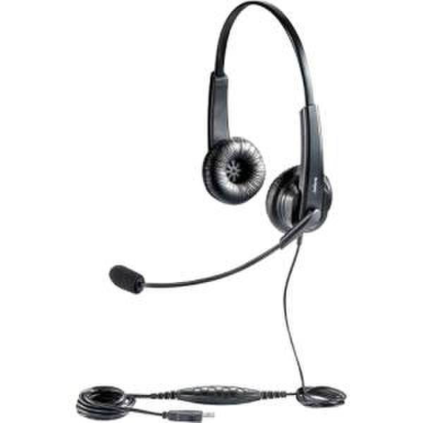 Jabra BIZ 620 MS Duo Binaural Black headset