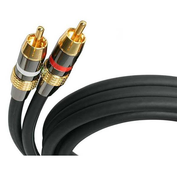 StarTech.com 50 ft Premium RCA Audio Cable (Special Order) 15.24m Schwarz Audio-Kabel