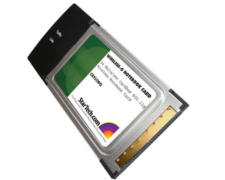 StarTech.com 802.11g Wireless Cardbus NIC Adapter 54Мбит/с сетевая карта
