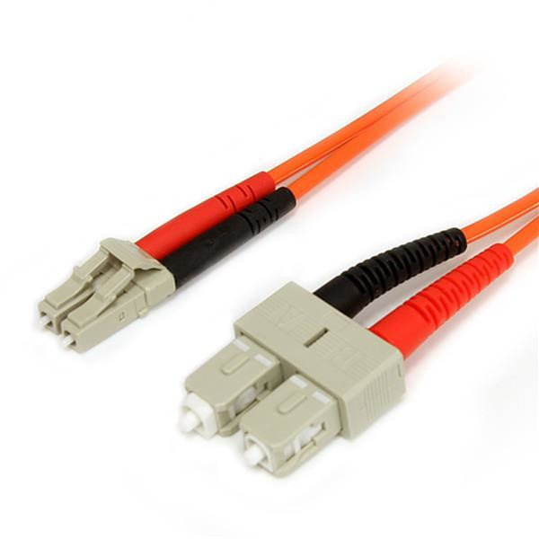 StarTech.com FIBLCSC2 2м LC SC Оранжевый оптиковолоконный кабель
