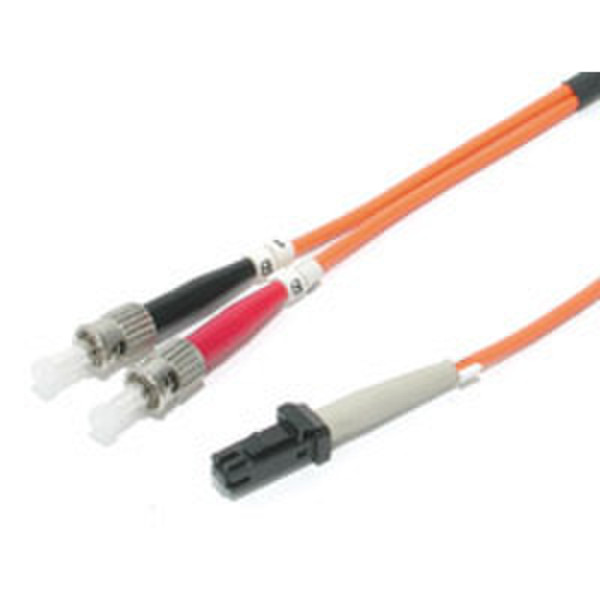 StarTech.com 5m Duplex MM Fiber Optic Cable MTRJ-ST 5m Orange fiber optic cable