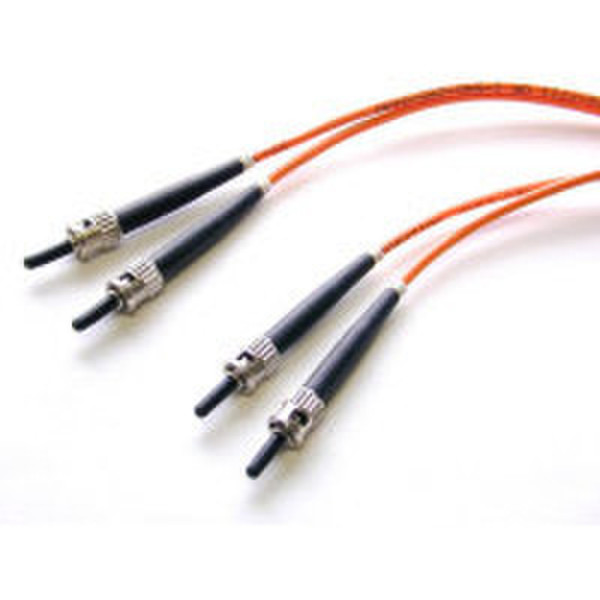 StarTech.com 10m Multimode Duplex Fiber Optic Cable ST-ST 10м Оранжевый оптиковолоконный кабель