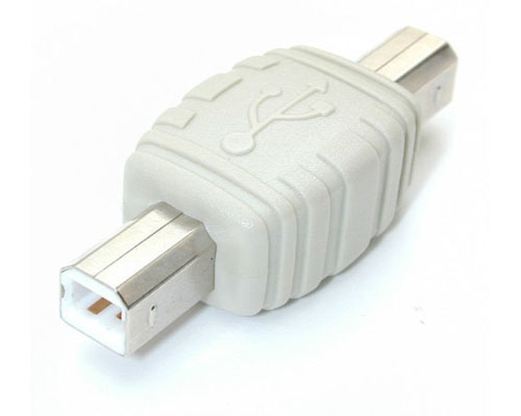 StarTech.com Gender Changer USB B Male to USB B Male Белый кабельный разъем/переходник