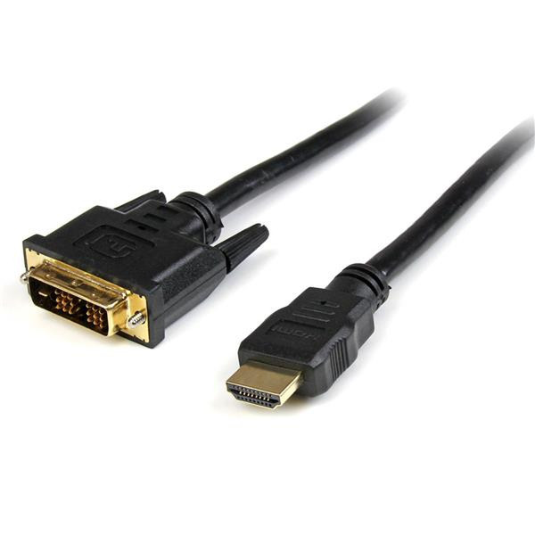StarTech.com HDMIDVIMM6 1.8м HDMI DVI-D Черный адаптер для видео кабеля