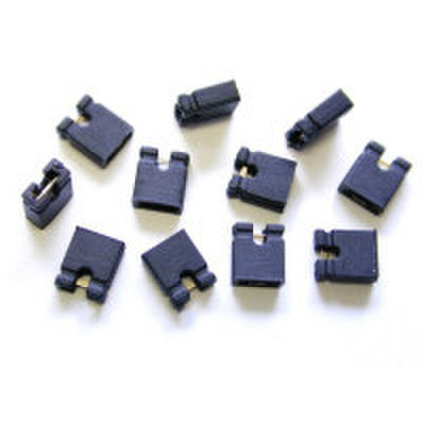 StarTech.com 2.54mm Standard Computer Jumper Caps - 100 Pack cable clamp