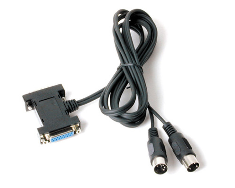StarTech.com 5 ft. MIDI Cable 1.52м Черный