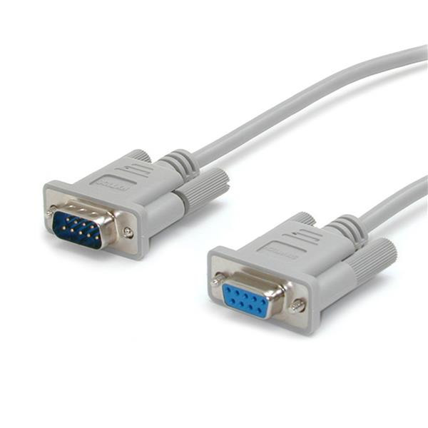 StarTech.com 15 ft Straight Through Serial Cable - DB9 M/F