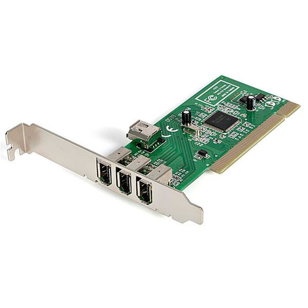 StarTech.com 4 Port 1394a FireWire PCI Schnittstellenkarte - 3x extern 1x intern