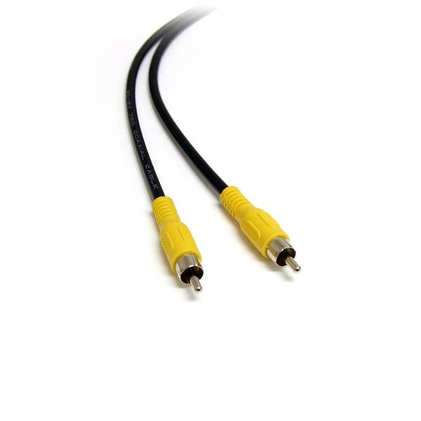 StarTech.com 6 ft. HQ Coaxial Composite RCA Video Cable 1.83м Черный коаксиальный кабель