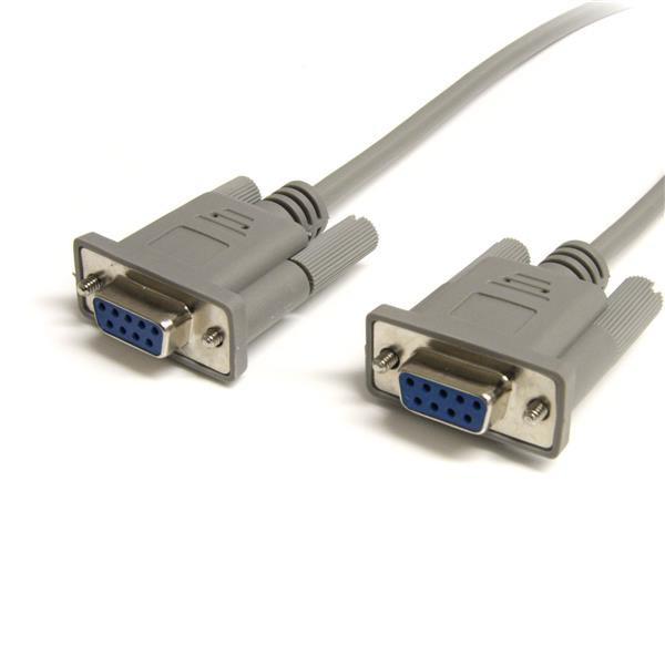 StarTech.com 7,6m gekreuzets DB9 Serielles Nullmodem Kabel - Bu/Bu Serien-Kabel