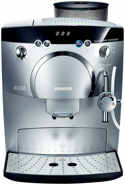 Siemens TK589NL Espresso machine 1.8л 2чашек Cеребряный кофеварка