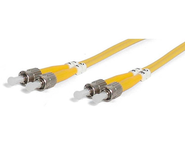 StarTech.com 10m Singlemode Duplex Fiber Cable ST-ST 10m Yellow fiber optic cable