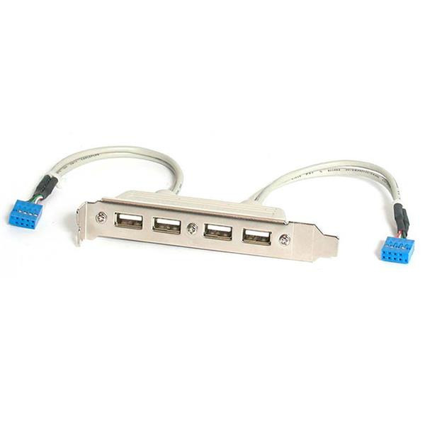 StarTech.com 4 Port USB 2.0 Slotblech Adapter