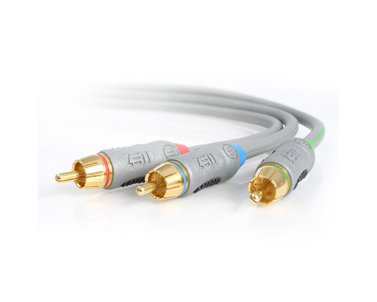 StarTech.com Cable ZEN 9.8 ft (3m) Component Video Cable 3m Grau Component (YPbPr)-Videokabel