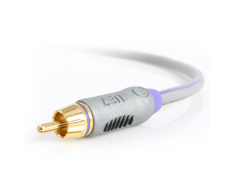 StarTech.com Cable ZEN 13.1 ft (4m) Sub-woofer Audio Cable 4m Grau Audio-Kabel