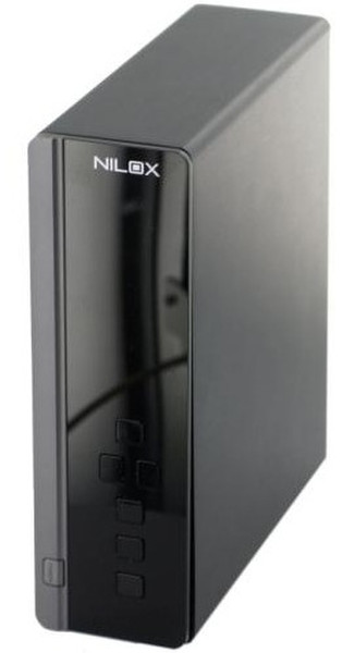 Nilox 1TB HDD M3 + DVB-T 720 x 576пикселей Черный медиаплеер