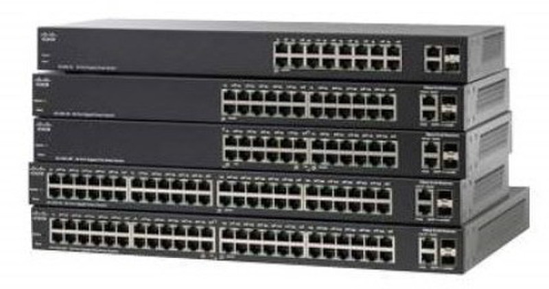 Cisco SG200-50P Управляемый Gigabit Ethernet (10/100/1000) Power over Ethernet (PoE) Серый