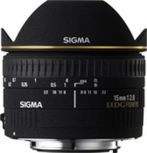 Sigma 15mm F2.8 EX DG Fisheye for Nikon-AF Schwarz