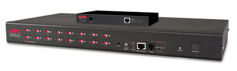 APC 16-Port Multiplatform Analog KVM network switch component