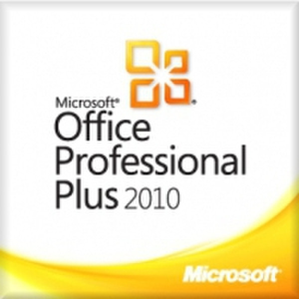 Microsoft Office Professional Plus 2010, Disk Kit, FIN