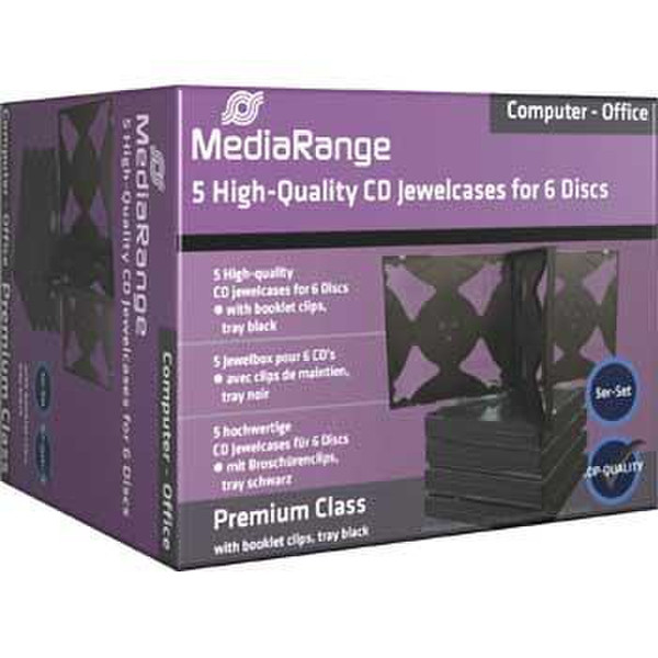 MediaRange BOX34-6 чехлы для оптических дисков