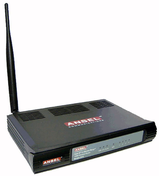Ansel PQT119 Schnelles Ethernet Schwarz WLAN-Router