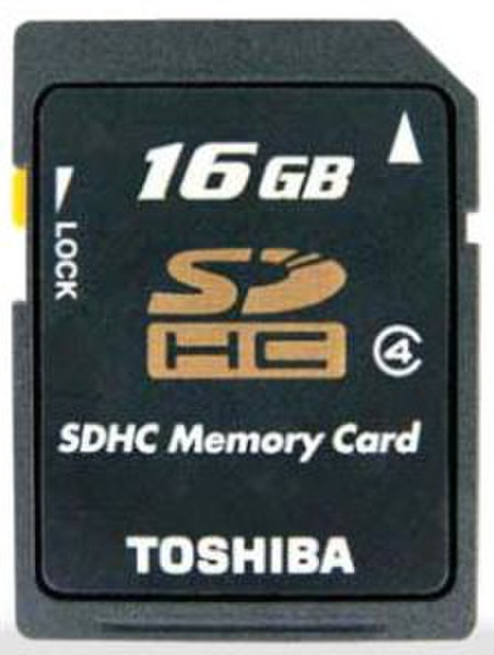 Toshiba SDHC 16GB 16ГБ SDHC Class 4 карта памяти