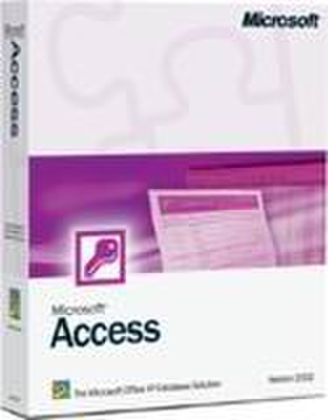 Microsoft MS Access 2002 Windows 32 - VUP DE CD