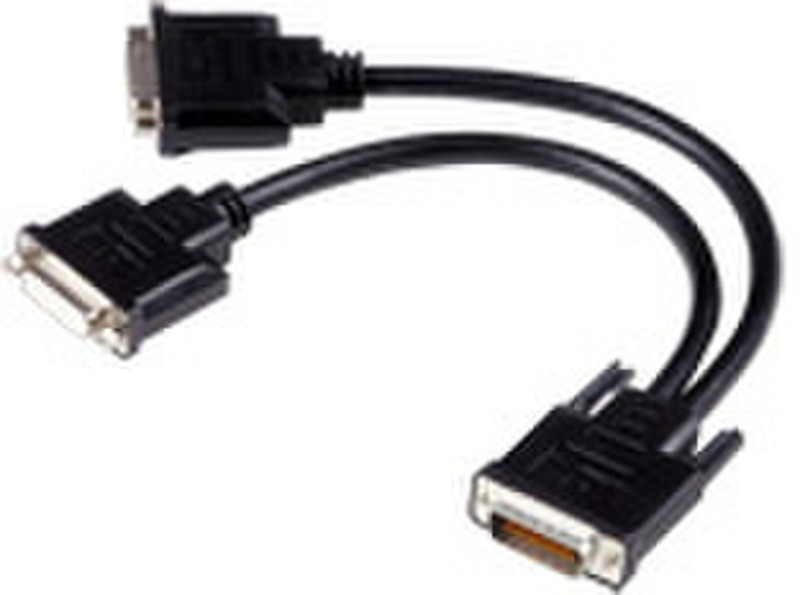 Matrox CAB-L60-2XDF 1x LFH60 2x DVI-I Черный кабельный разъем/переходник
