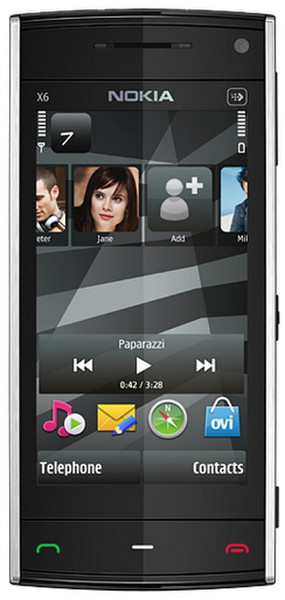 Nokia X6 8GB Schwarz