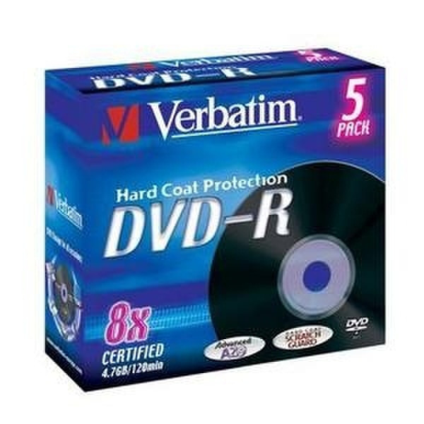 Verbatim DVD-R Hardcoat 4.7ГБ 5шт