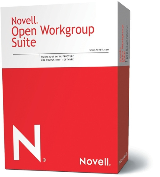 Novell Open Workgroup Suite (Linux Only Platform) 1-User License + 1-Year Maintenance