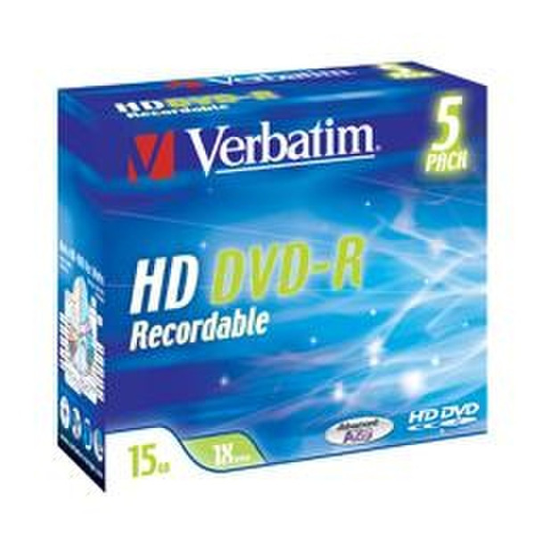 Verbatim 15 GB HD DVD-R Single Layer 5pk 15GB 5Stück(e)